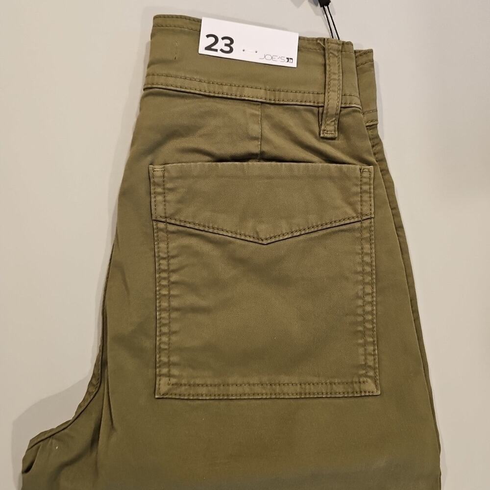 Joe's Jeans Women's The Premium Cargo Wide Leg, Tannin, 23 - Picture 4 of 11